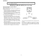 Preview for 2 page of Sharp CD-PC672 Service Manual