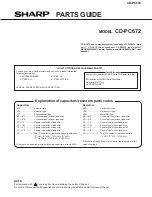 Preview for 52 page of Sharp CD-PC672 Service Manual