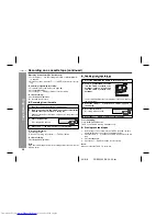 Preview for 30 page of Sharp CD-SW200E Operation Manual