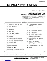 Preview for 101 page of Sharp CD-SW250DVD Service Manual