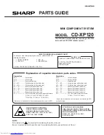 Предварительный просмотр 41 страницы Sharp CD-XP120 Service Manual