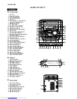 Предварительный просмотр 4 страницы Sharp CD-XP120W Service Manual