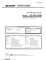 Предварительный просмотр 41 страницы Sharp CD-XP120W Service Manual