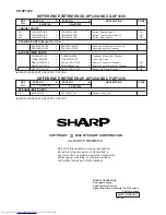 Предварительный просмотр 2 страницы Sharp CD-XP1220 Service Manual