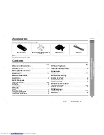 Предварительный просмотр 3 страницы Sharp CD-XP200W Operation Manual