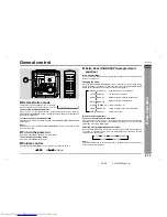 Предварительный просмотр 11 страницы Sharp CD-XP200W Operation Manual