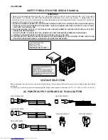 Предварительный просмотр 2 страницы Sharp CD-XP200W Service Manual