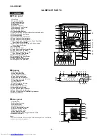 Предварительный просмотр 4 страницы Sharp CD-XP200W Service Manual