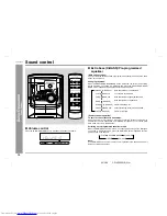 Предварительный просмотр 12 страницы Sharp CD-XP250E Operation Manual