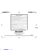 Preview for 28 page of Sharp CD-XP250E Operation Manual