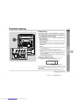 Preview for 21 page of Sharp CD-XP300H Operation Manual