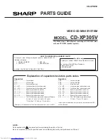 Предварительный просмотр 57 страницы Sharp CD-XP305V Service Manual