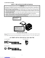 Предварительный просмотр 2 страницы Sharp CD-XP500A Service Manual