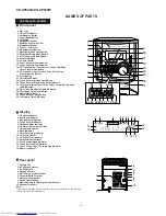 Предварительный просмотр 4 страницы Sharp CD-XP500A Service Manual