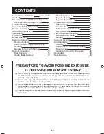 Preview for 2 page of Sharp CD1800M Operation Manual