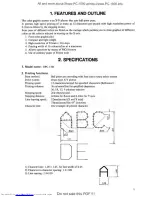 Preview for 4 page of Sharp CE-150 Service Manual