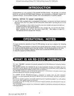 Предварительный просмотр 5 страницы Sharp CE-158 Instruction Manual