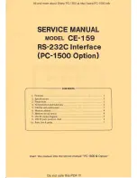 Preview for 2 page of Sharp CE-159 Service Manual