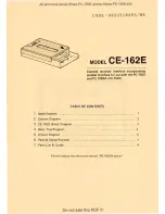 Preview for 2 page of Sharp CE-162E Service Manual