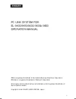Предварительный просмотр 3 страницы Sharp CE-LK1P Operation Manual