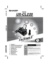 Preview for 1 page of Sharp CL220 - B/W Thermal Transfer Operation Manual