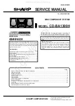 Sharp CL2843S Service Manual preview