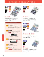 Preview for 22 page of Sharp Compet CS-2122H Brochure & Specs