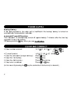 Preview for 4 page of Sharp Compet CS-2130 Operation Manual