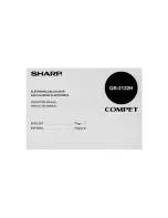 Preview for 1 page of Sharp COMPET QS-2122H Operation Manual