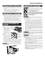 Preview for 3 page of Sharp Cooktop Installation Manual