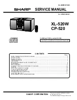 Sharp CP-520 Service Manual preview