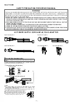 Предварительный просмотр 2 страницы Sharp CP-AT1000WC Service Manual