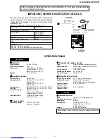 Предварительный просмотр 3 страницы Sharp CP-C410 Service Manual