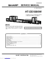 Предварительный просмотр 1 страницы Sharp CP-C5000W Service Manual