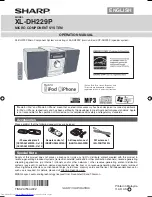 Sharp CP-DH229P Operation Manual preview