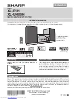 Sharp CP-E1H Operation Manual preview