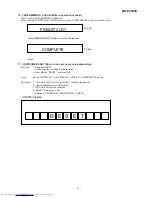 Предварительный просмотр 21 страницы Sharp CP-E9000H Service Manual