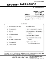 Preview for 98 page of Sharp CP-G5000 Service Manual