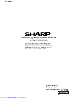 Preview for 68 page of Sharp CP-HP707 Service Manual