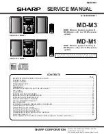 Предварительный просмотр 1 страницы Sharp CP-M1 Service Manual