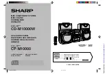 Предварительный просмотр 1 страницы Sharp CP-M10000 Operation Manual