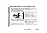 Предварительный просмотр 4 страницы Sharp CP-MP60F Operation Manual