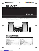 Sharp CP-MX10H Operation Manual предпросмотр