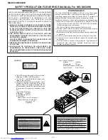 Предварительный просмотр 2 страницы Sharp CP-MX30 Service Manual