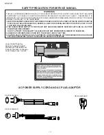 Preview for 2 page of Sharp CP-X1WC Service Manual