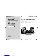 Sharp CP-XL3000U Operation Manual preview