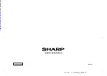 Предварительный просмотр 36 страницы Sharp CP-XP300H Operation Manual