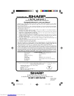 Предварительный просмотр 30 страницы Sharp CR25S10 Operation Manual