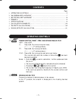 Preview for 5 page of Sharp CS-2635H Operation Manual