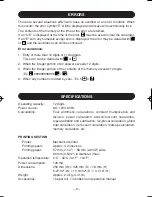 Preview for 11 page of Sharp CS-2635H Operation Manual